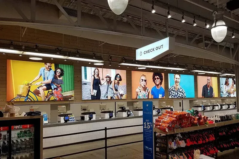 Retail checkout lighting application