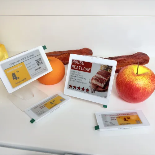 Electronic shelf labels and digital shelf displays