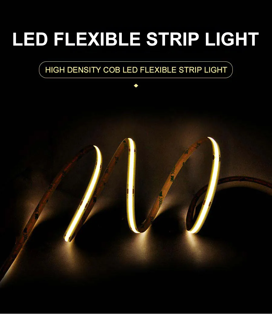 High Density COB LED Flexible Strip Light