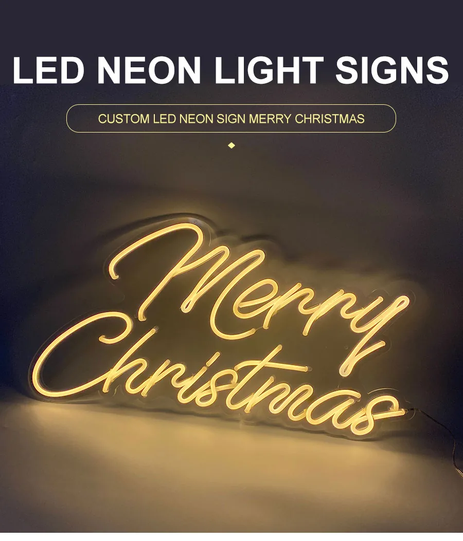Custom LED Neon Sign Merry Christmas