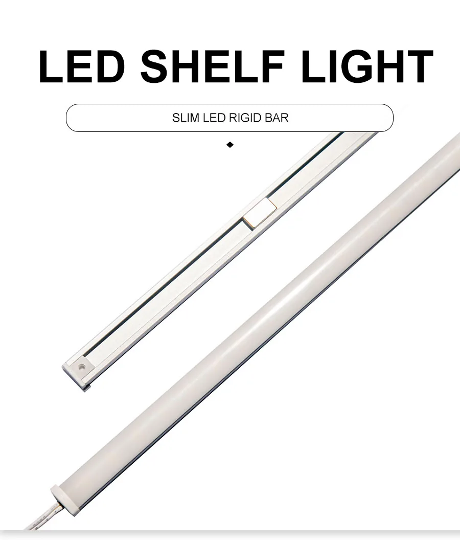 Slim Size Magnetic LED Rigid Bar | DC24V Dimmable Shelf Lighting - ARMOR