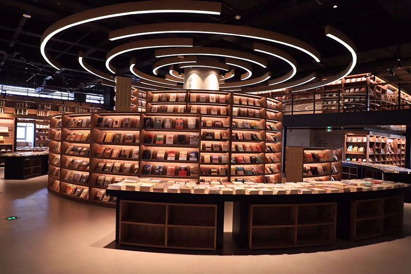 ShiJing Bookstore Linear Lighting project view 3