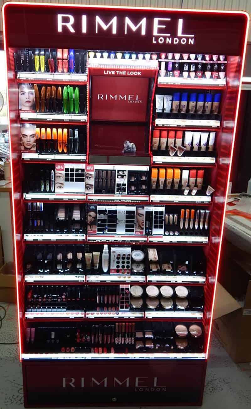 Rimmel Shelf Display Lighting