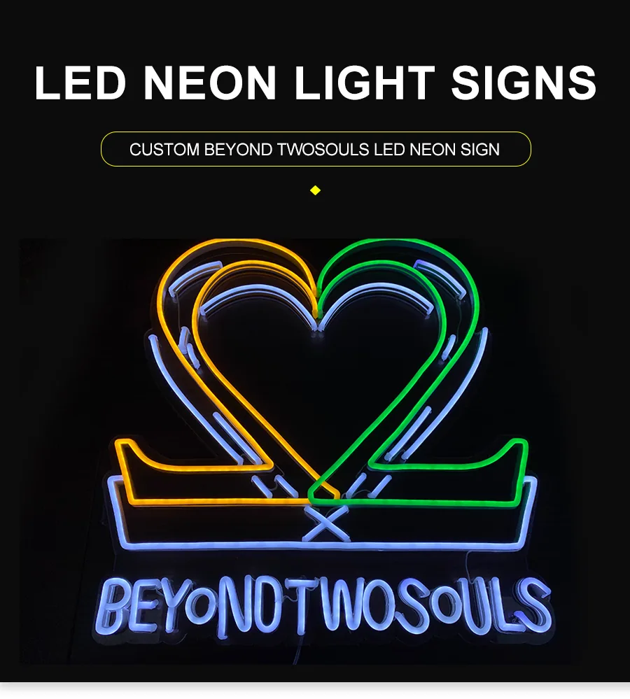 Custom BEYOND TWOSOULS LED Neon Sign
