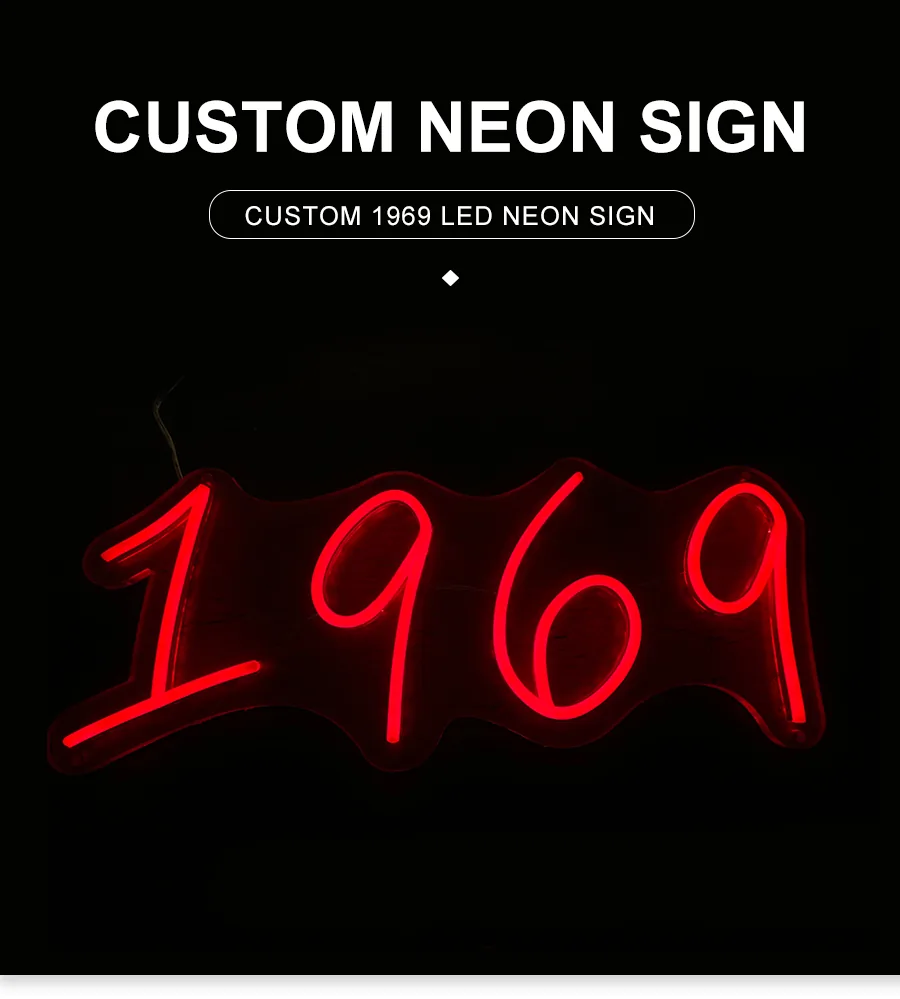 Custom 1969 LED Neon Sign
