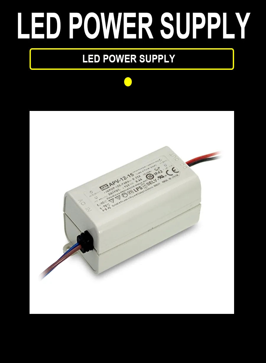 MEANWELL Power Supply -APV-12