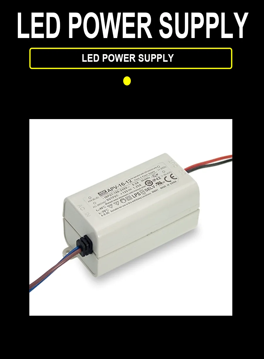 MEANWELL Power Supply -APV-16