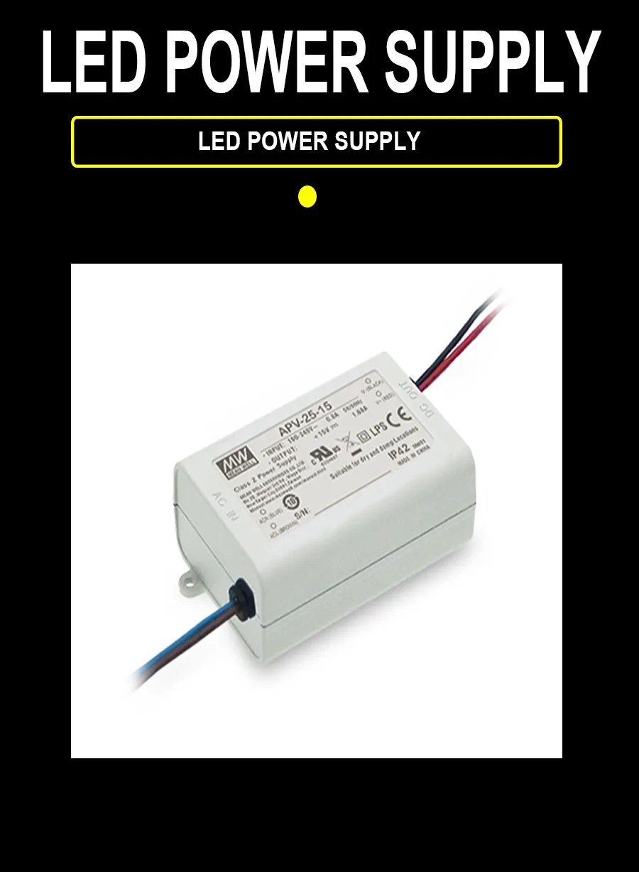 MEANWELL Power Supply -APV-25