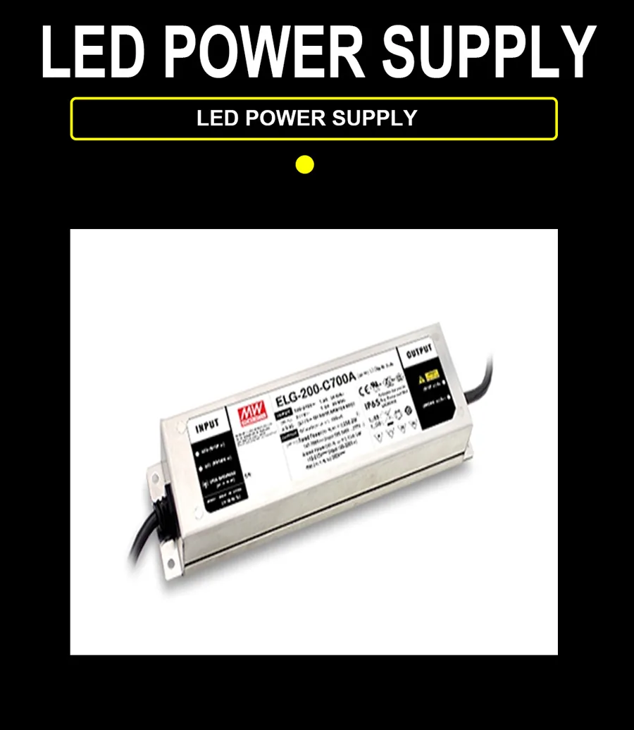 MEANWELL Power Supply -ELG200-C