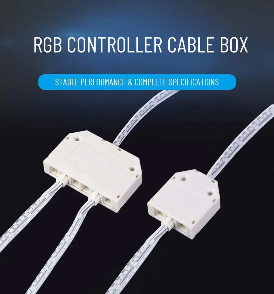 DC connecting cable-HM-L812RGB adapter junction box