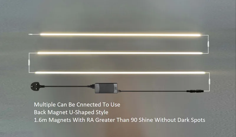 New 10*10 Slender Rigid Strips Magnetic LED