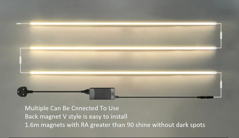 New 10.3*10 Slender Rigid Strips Magnetic LED