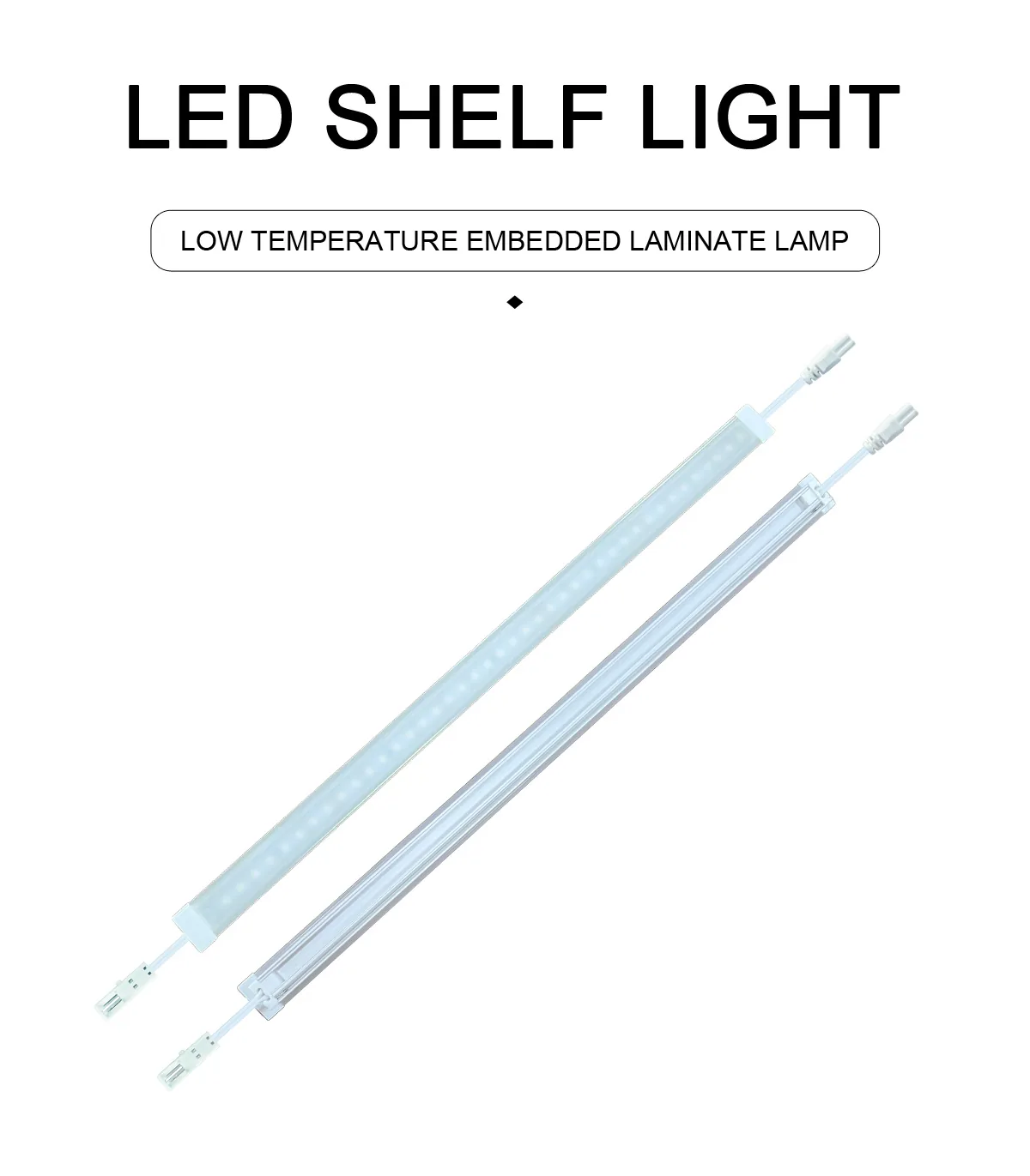 Low temperature embedded shelf light