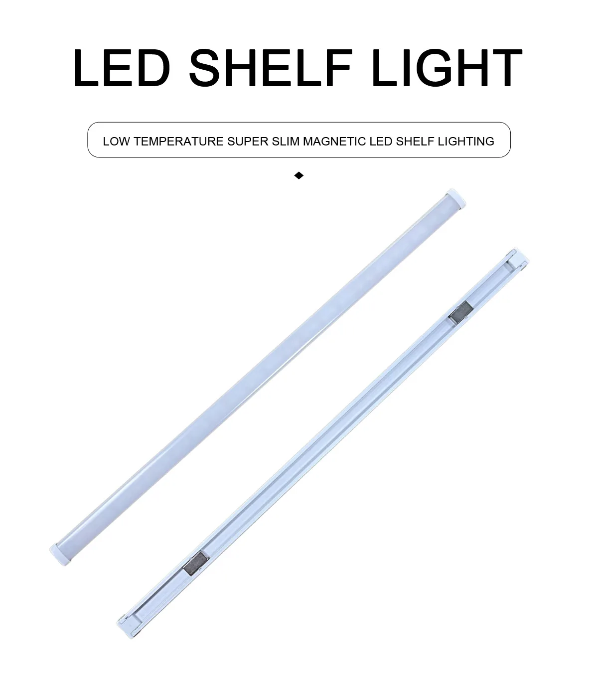 Low Temperature Super Slim Magnetic LED Shelf Lighting