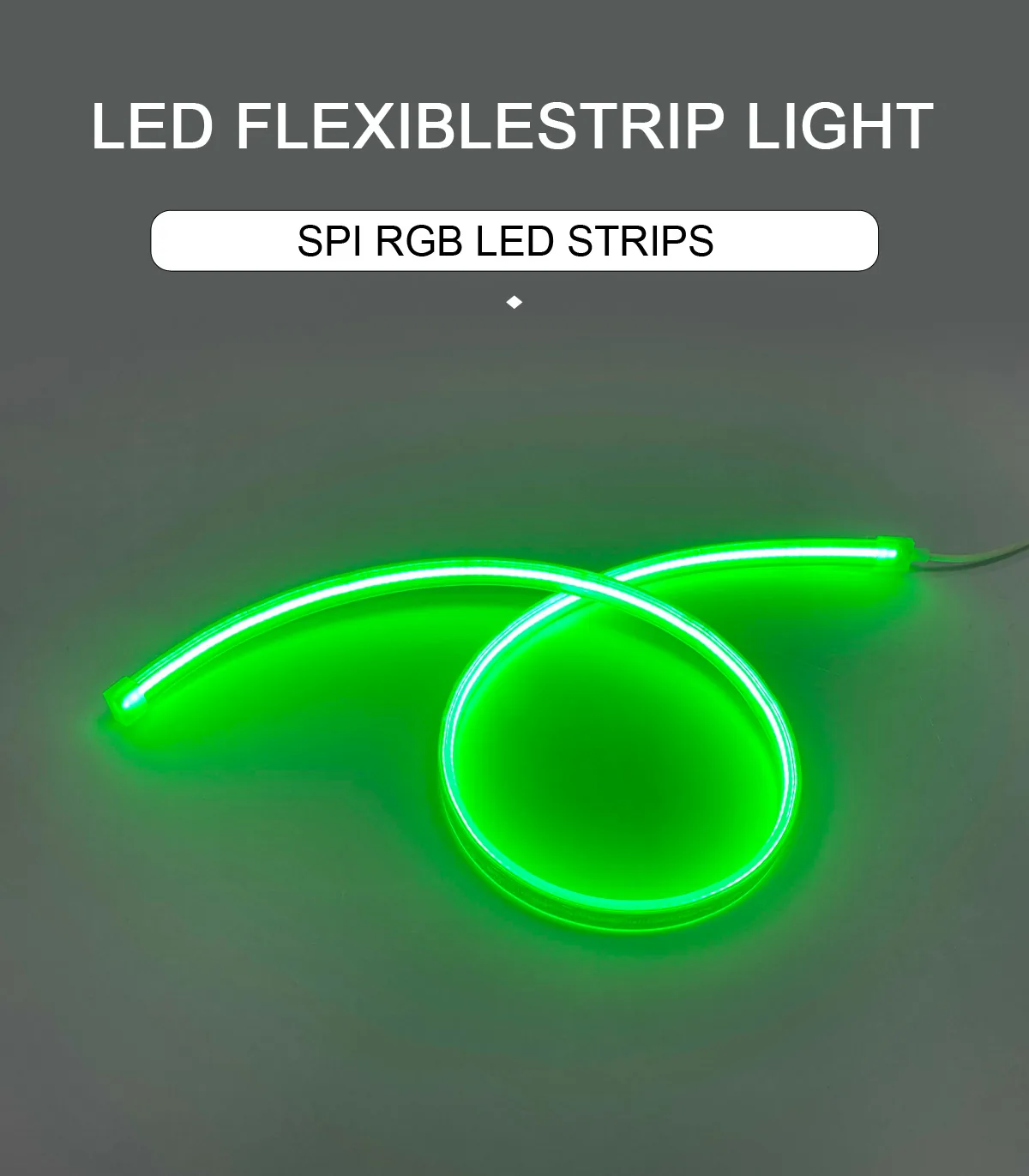 HM-CSP RGB LED Flexible Strip Light — IP65 / 840 LEDs/m