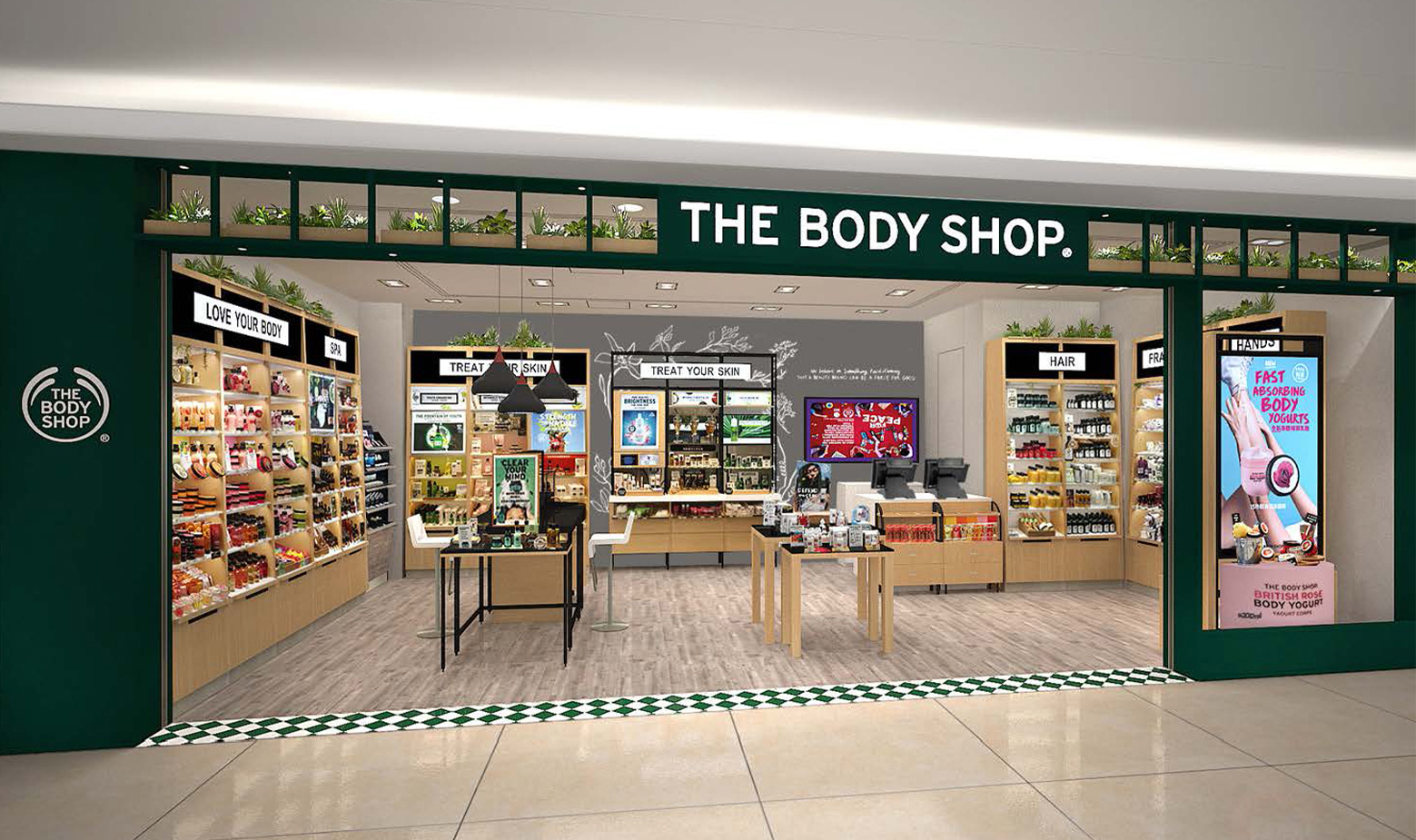 The Body Shop Store Lighting