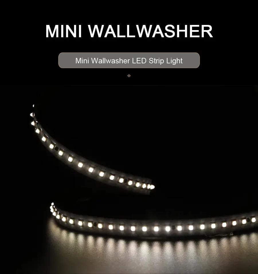 24V Mini Wallwasher 126 LED — 10 mm / 12 W