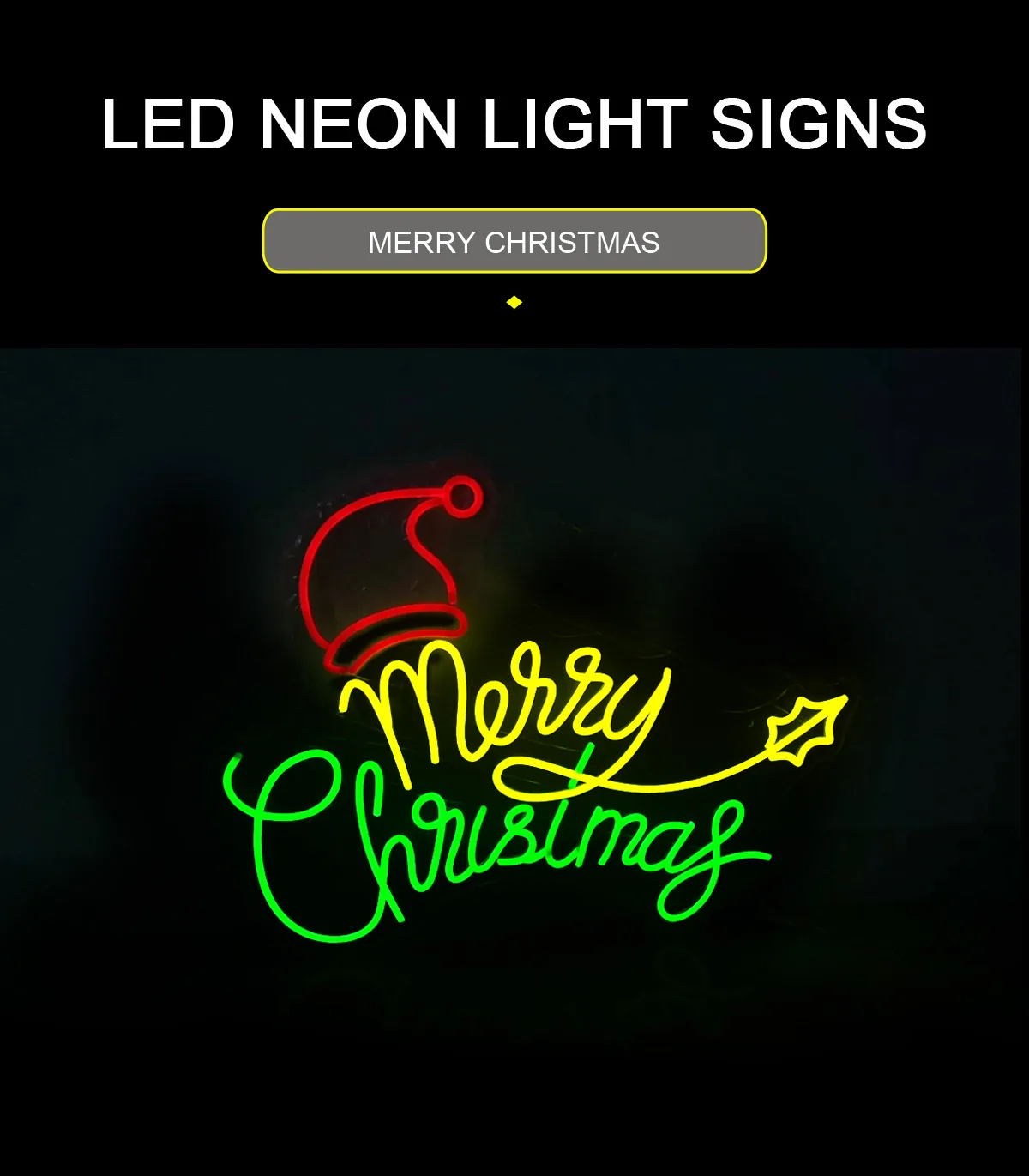 LED Custom Neon Sign-Merry Christmas